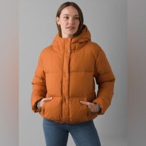 prAna Hellebore real down puffer jacket size M